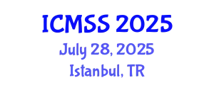 International Conference on Mathematical and Statistical Sciences (ICMSS) July 28, 2025 - Istanbul, Turkey