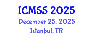 International Conference on Mathematical and Statistical Sciences (ICMSS) December 25, 2025 - Istanbul, Turkey
