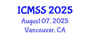 International Conference on Mathematical and Statistical Sciences (ICMSS) August 07, 2025 - Vancouver, Canada