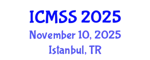 International Conference on Mathematical and Statistical Sciences (ICMSS) November 10, 2025 - Istanbul, Turkey