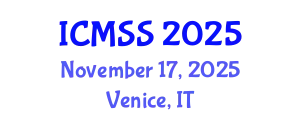 International Conference on Mathematical and Statistical Sciences (ICMSS) November 17, 2025 - Venice, Italy