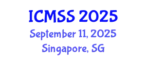 International Conference on Mathematical and Statistical Sciences (ICMSS) September 11, 2025 - Singapore, Singapore