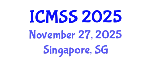 International Conference on Mathematical and Statistical Sciences (ICMSS) November 27, 2025 - Singapore, Singapore