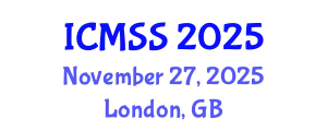 International Conference on Mathematical and Statistical Sciences (ICMSS) November 27, 2025 - London, United Kingdom