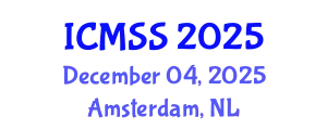 International Conference on Mathematical and Statistical Sciences (ICMSS) December 04, 2025 - Amsterdam, Netherlands