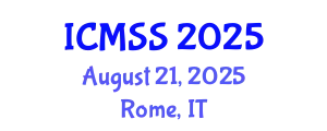 International Conference on Mathematical and Statistical Sciences (ICMSS) August 21, 2025 - Rome, Italy