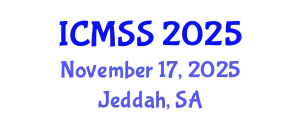 International Conference on Mathematical and Statistical Sciences (ICMSS) November 17, 2025 - Jeddah, Saudi Arabia
