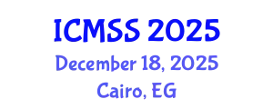 International Conference on Mathematical and Statistical Sciences (ICMSS) December 18, 2025 - Cairo, Egypt