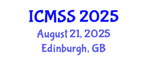 International Conference on Mathematical and Statistical Sciences (ICMSS) August 21, 2025 - Edinburgh, United Kingdom