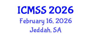 International Conference on Mathematical and Statistical Sciences (ICMSS) February 16, 2026 - Jeddah, Saudi Arabia