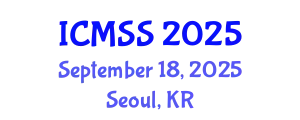International Conference on Mathematical and Statistical Sciences (ICMSS) September 18, 2025 - Seoul, Republic of Korea