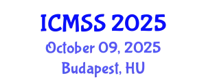 International Conference on Mathematical and Statistical Sciences (ICMSS) October 09, 2025 - Budapest, Hungary