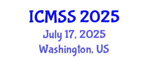 International Conference on Mathematical and Statistical Sciences (ICMSS) July 17, 2025 - Washington, United States