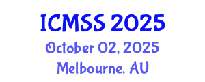 International Conference on Mathematical and Statistical Sciences (ICMSS) October 02, 2025 - Melbourne, Australia