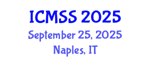 International Conference on Mathematical and Statistical Sciences (ICMSS) September 25, 2025 - Naples, Italy