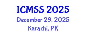 International Conference on Mathematical and Statistical Sciences (ICMSS) December 29, 2025 - Karachi, Pakistan