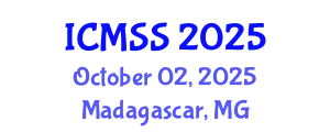 International Conference on Mathematical and Statistical Sciences (ICMSS) October 02, 2025 - Madagascar, Madagascar