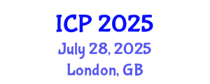 International Conference on Physics (ICP) July 28, 2025 - London, United Kingdom