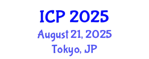 International Conference on Physics (ICP) August 21, 2025 - Tokyo, Japan