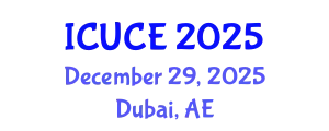 International Conference on Urban and Civil Engineering (ICUCE) December 29, 2025 - Dubai, United Arab Emirates