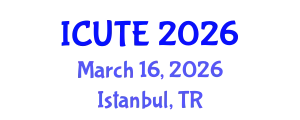 International Conference on Urban Transport and Environment (ICUTE) March 16, 2026 - Istanbul, Turkey