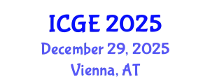 International Conference on Geomatics Engineering (ICGE) December 29, 2025 - Vienna, Austria