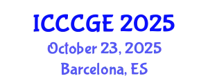 International Conference on Civil, Construction and Geological Engineering (ICCCGE) October 23, 2025 - Barcelona, Spain