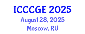 International Conference on Civil, Construction and Geological Engineering (ICCCGE) August 28, 2025 - Moscow, Russia
