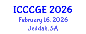 International Conference on Civil, Construction and Geological Engineering (ICCCGE) February 16, 2026 - Jeddah, Saudi Arabia