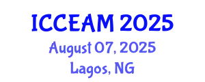 International Conference on Civil Engineering and Applied Mechanics (ICCEAM) August 07, 2025 - Lagos, Nigeria