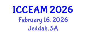 International Conference on Civil Engineering and Applied Mechanics (ICCEAM) February 16, 2026 - Jeddah, Saudi Arabia