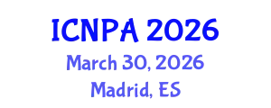 International Conference on Neutrino Physics and Astrophysics (ICNPA) March 30, 2026 - Madrid, Spain