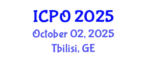 International Conference on Photonics and Optoelectronics (ICPO) October 02, 2025 - Tbilisi, Georgia
