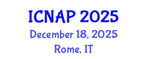 International Conference on Nuclear and Atomic Physics (ICNAP) December 18, 2025 - Rome, Italy