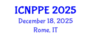 International Conference on Nuclear Power Plants Engineering (ICNPPE) December 18, 2025 - Rome, Italy