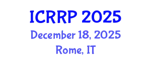 International Conference on Radioactivity and Radiation Protection (ICRRP) December 18, 2025 - Rome, Italy