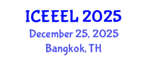 International Conference on e-Education and e-Learning (ICEEEL) December 25, 2025 - Bangkok, Thailand