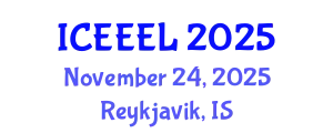 International Conference on e-Education and e-Learning (ICEEEL) November 24, 2025 - Reykjavik, Iceland