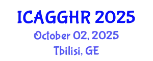 International Conference on Anti-Corruption, Good Governance and Human Rights (ICAGGHR) October 02, 2025 - Tbilisi, Georgia
