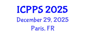 International Conference on Psychology and Psychological Sciences (ICPPS) December 29, 2025 - Paris, France