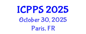 International Conference on Psychology and Psychological Sciences (ICPPS) October 30, 2025 - Paris, France