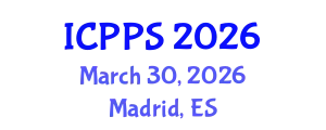 International Conference on Psychology and Psychological Sciences (ICPPS) March 30, 2026 - Madrid, Spain