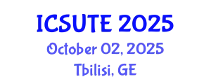 International Conference on Sustainable Urban Transport and Environment (ICSUTE) October 02, 2025 - Tbilisi, Georgia