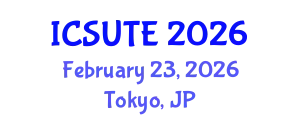 International Conference on Sustainable Urban Transport and Environment (ICSUTE) February 23, 2026 - Tokyo, Japan