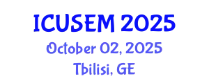 International Conference on Urban Systems Engineering and Management (ICUSEM) October 02, 2025 - Tbilisi, Georgia