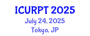 International Conference on Urban, Regional Planning and Transportation (ICURPT) July 24, 2025 - Tokyo, Japan