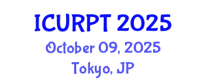 International Conference on Urban, Regional Planning and Transportation (ICURPT) October 09, 2025 - Tokyo, Japan