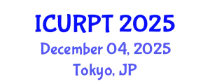 International Conference on Urban, Regional Planning and Transportation (ICURPT) December 04, 2025 - Tokyo, Japan