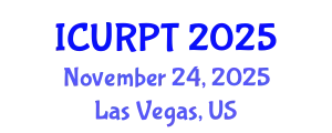 International Conference on Urban, Regional Planning and Transportation (ICURPT) November 24, 2025 - Las Vegas, United States