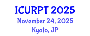 International Conference on Urban, Regional Planning and Transportation (ICURPT) November 24, 2025 - Kyoto, Japan
